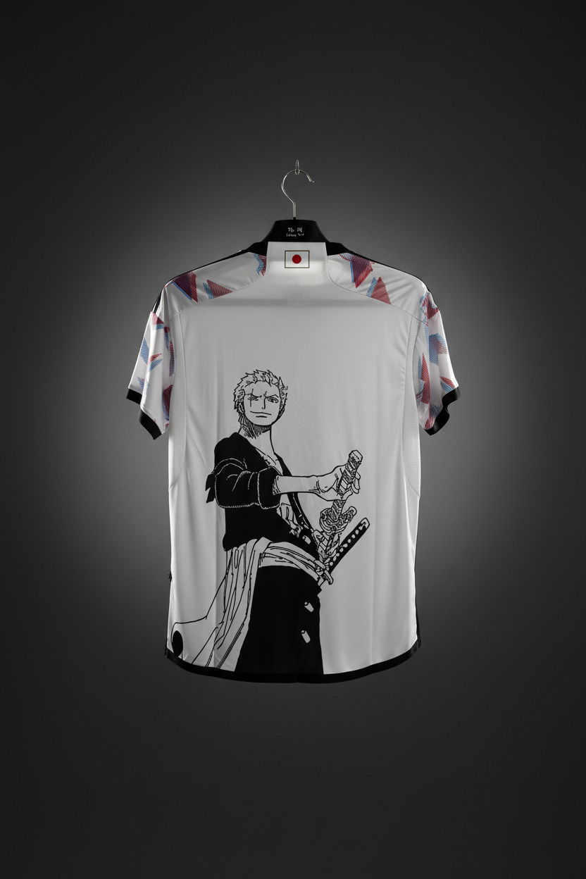 Zoro x Japan Football Jersey - Back