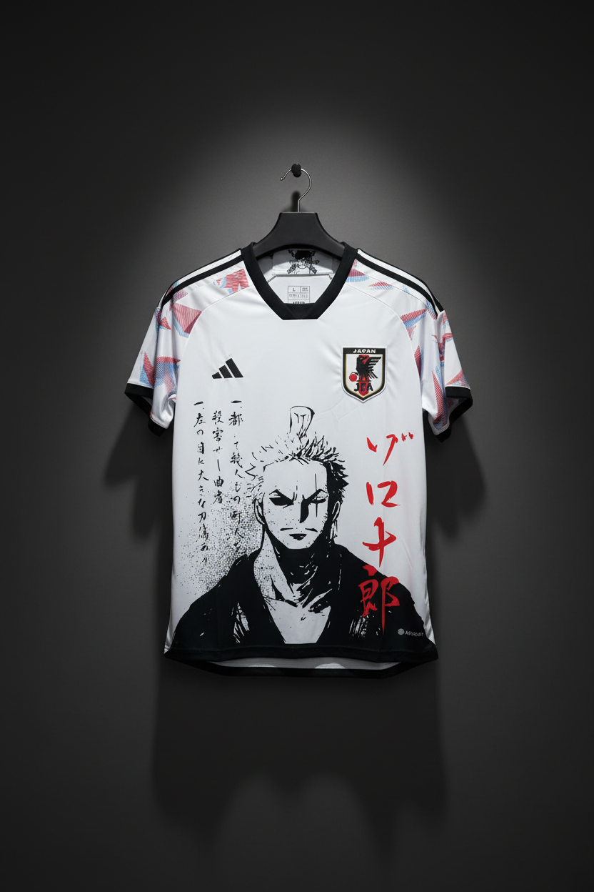 Zoro x Japan Football Jersey - Front